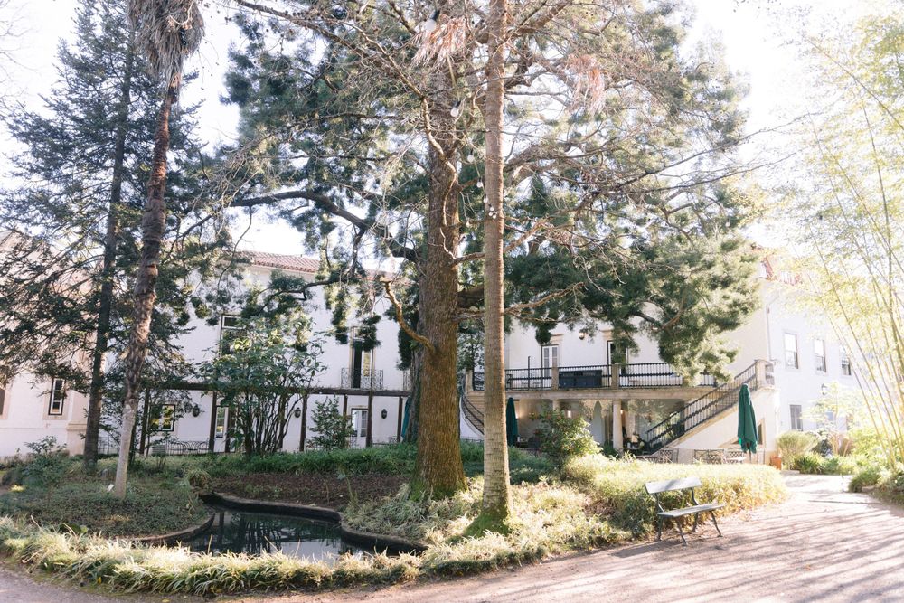Jardins do Hotel Quinta das Lágrimas em Coimbra