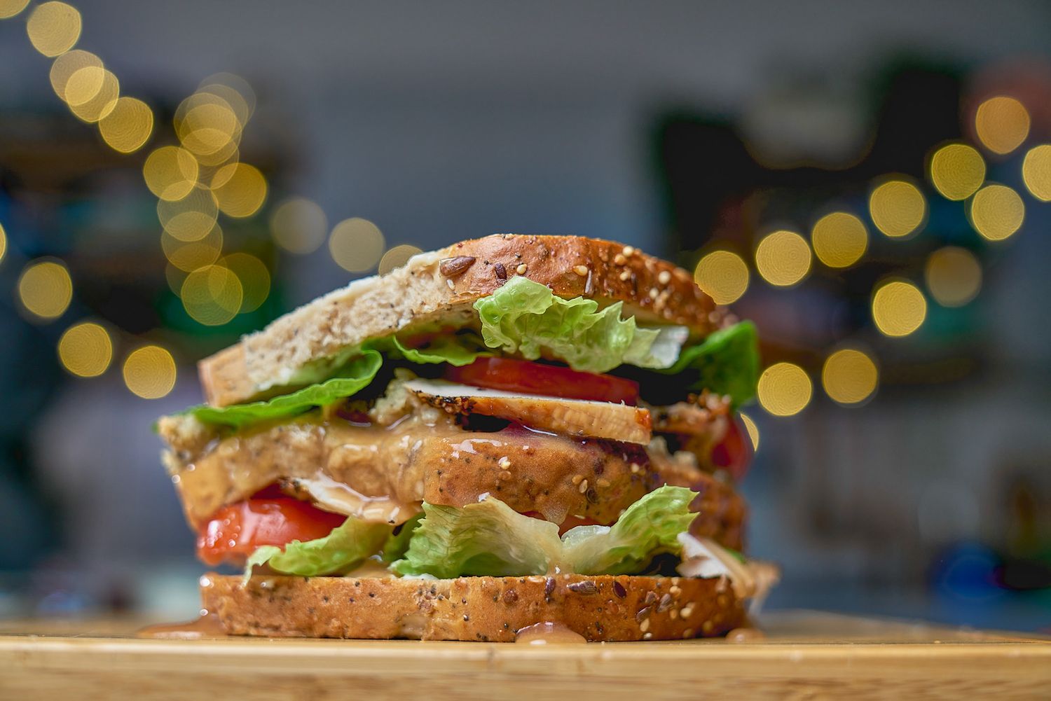 Food Photography - sandwich- chicken tomato lettuce gravy -  Alexander Malric-Smith Photography