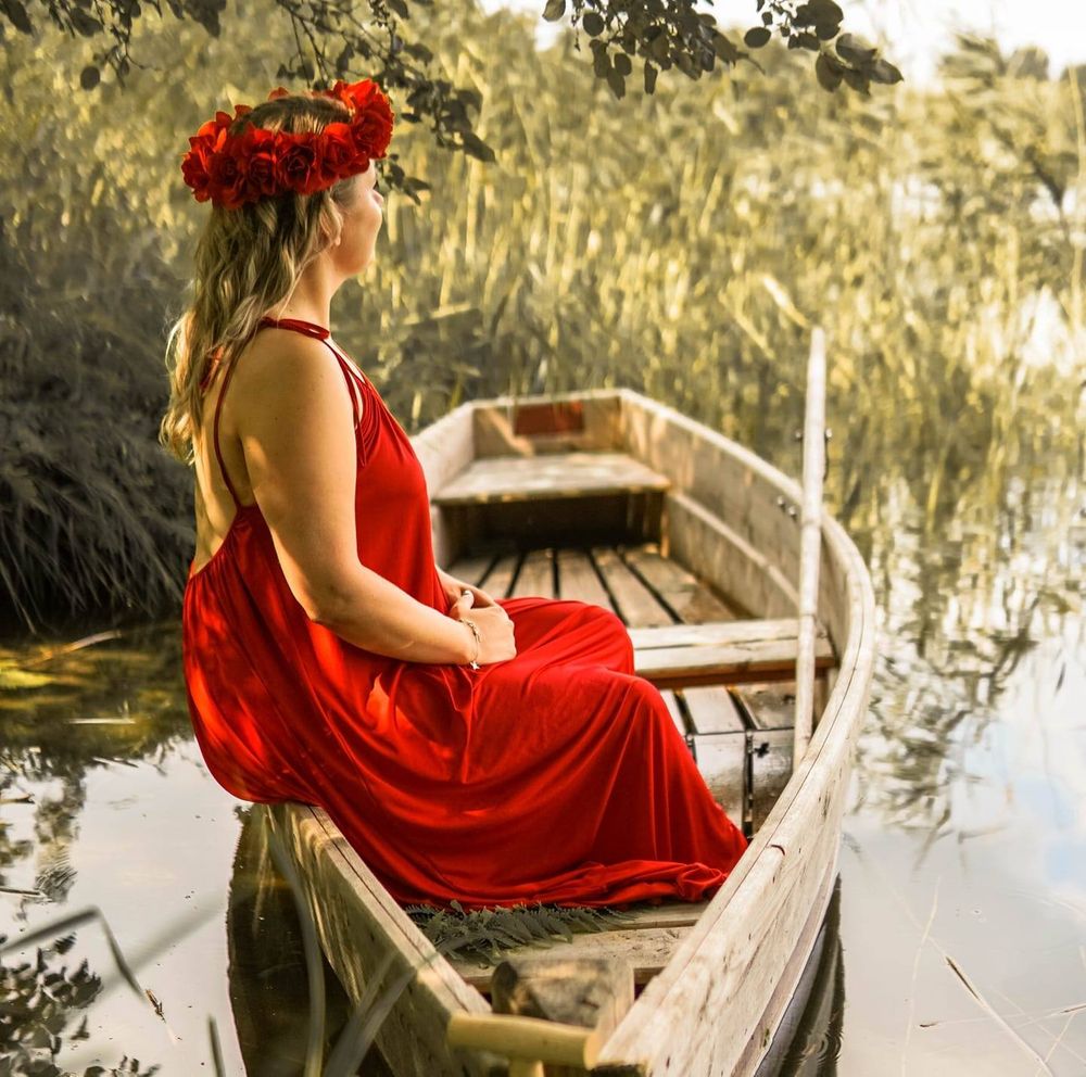 Natural light portrait of women