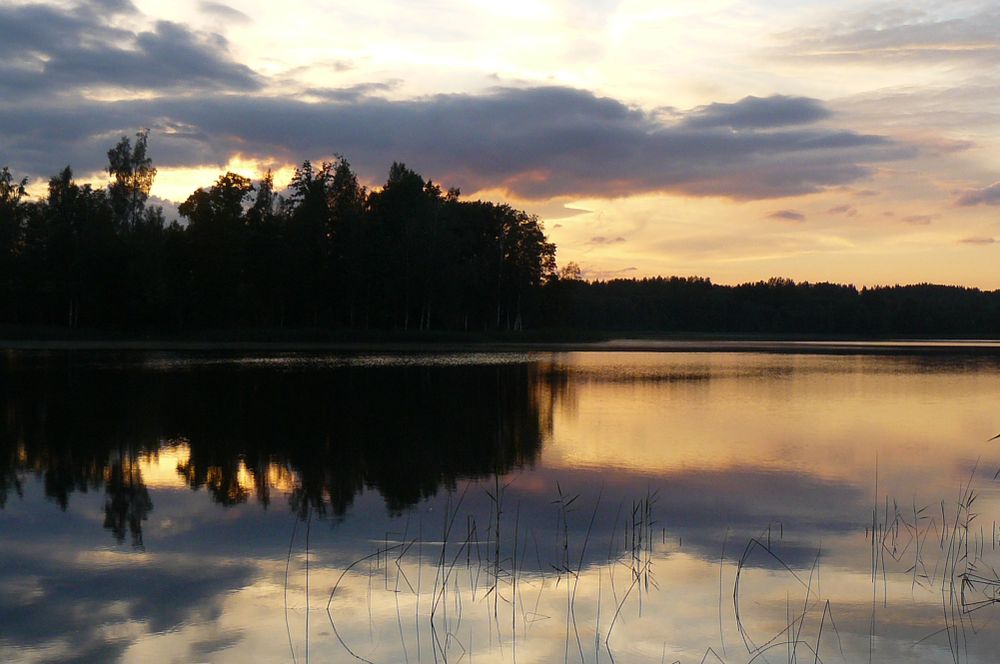 lake sunset photography