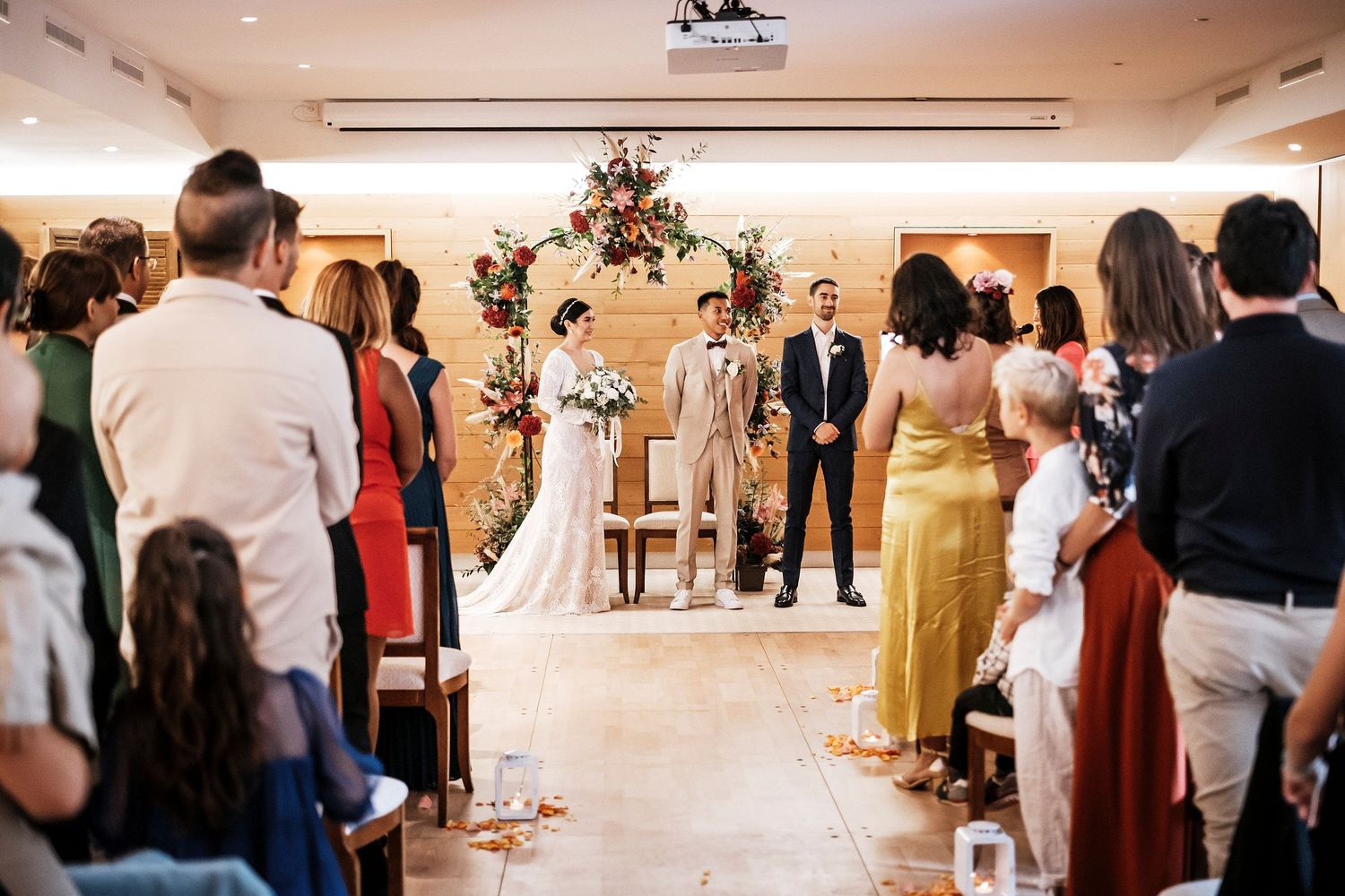 TLOOK photographe de mariage de style documentaire, au royalp à villars cérémonie de mariage