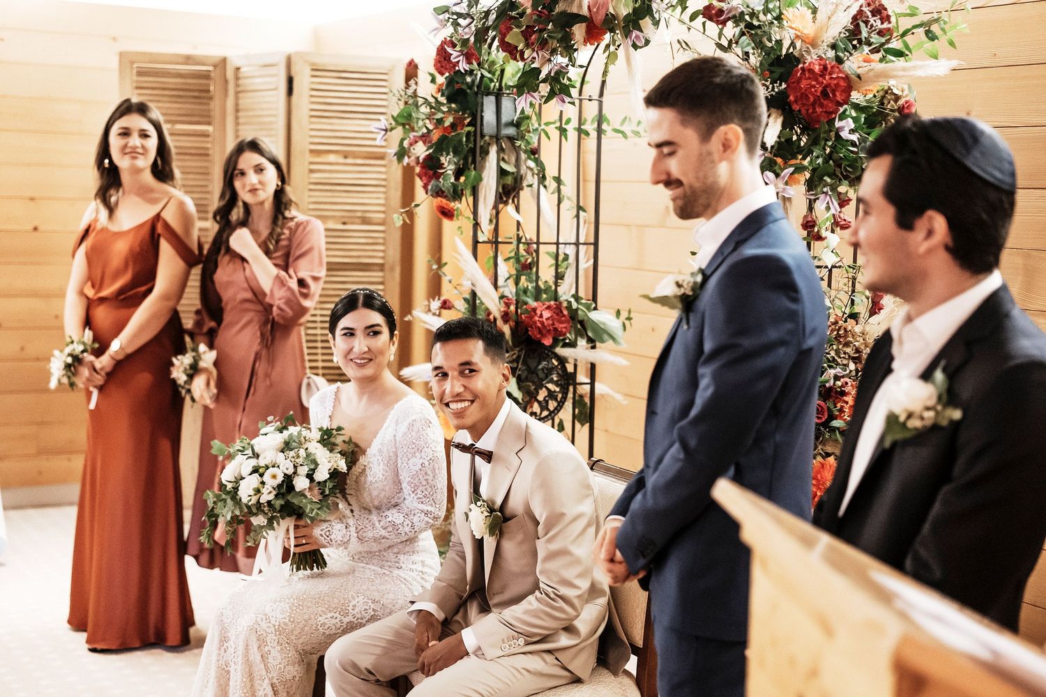 TLOOK photographe de mariage de style documentaire, au royalp à villars cérémonie de mariage