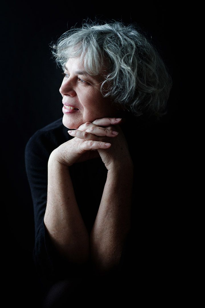 silver waves, portrait, woman