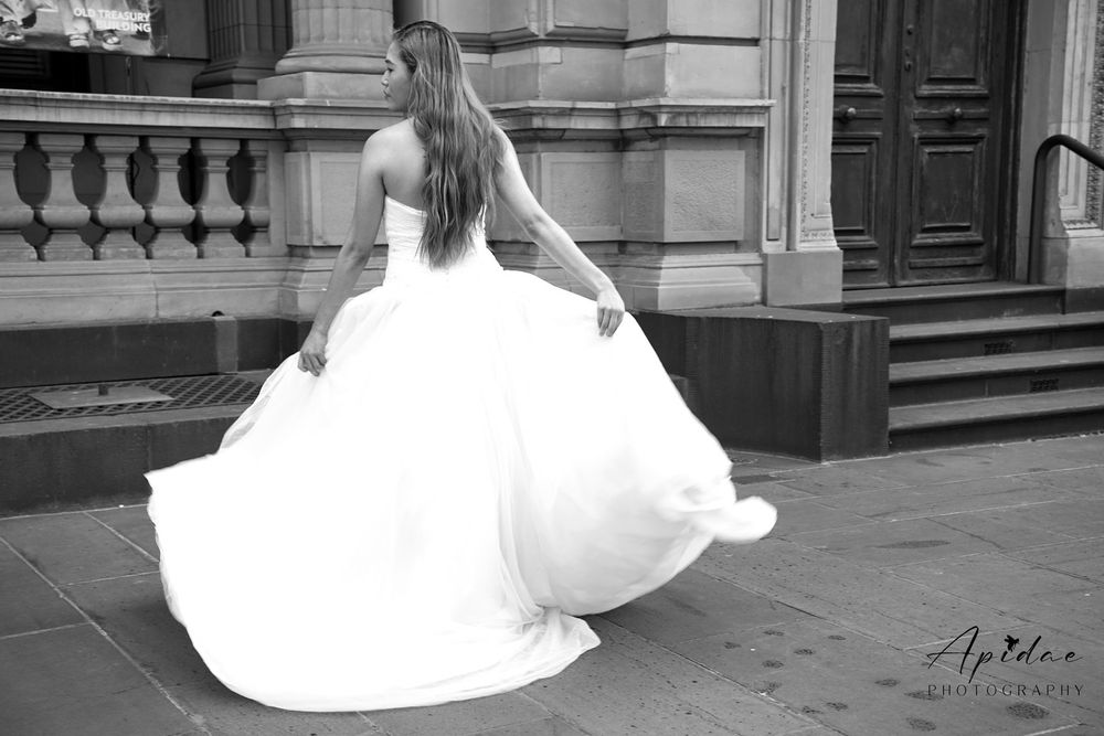Wedding Dress Bride Groom Portrait Event Photography Melbourne Western Suburbs Celebration Memories Parliament House