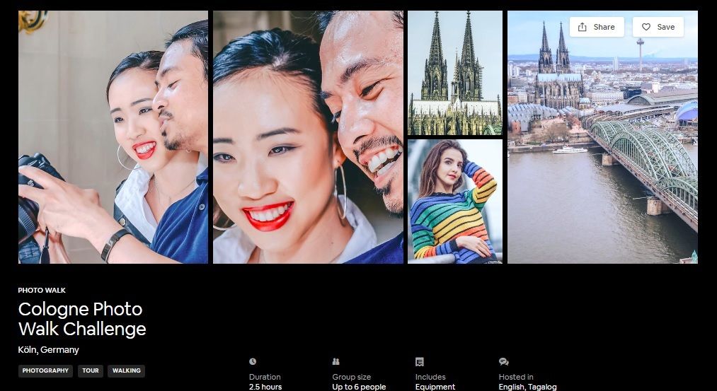 Cologne Photowalk Challenge Airbnb experience Banner