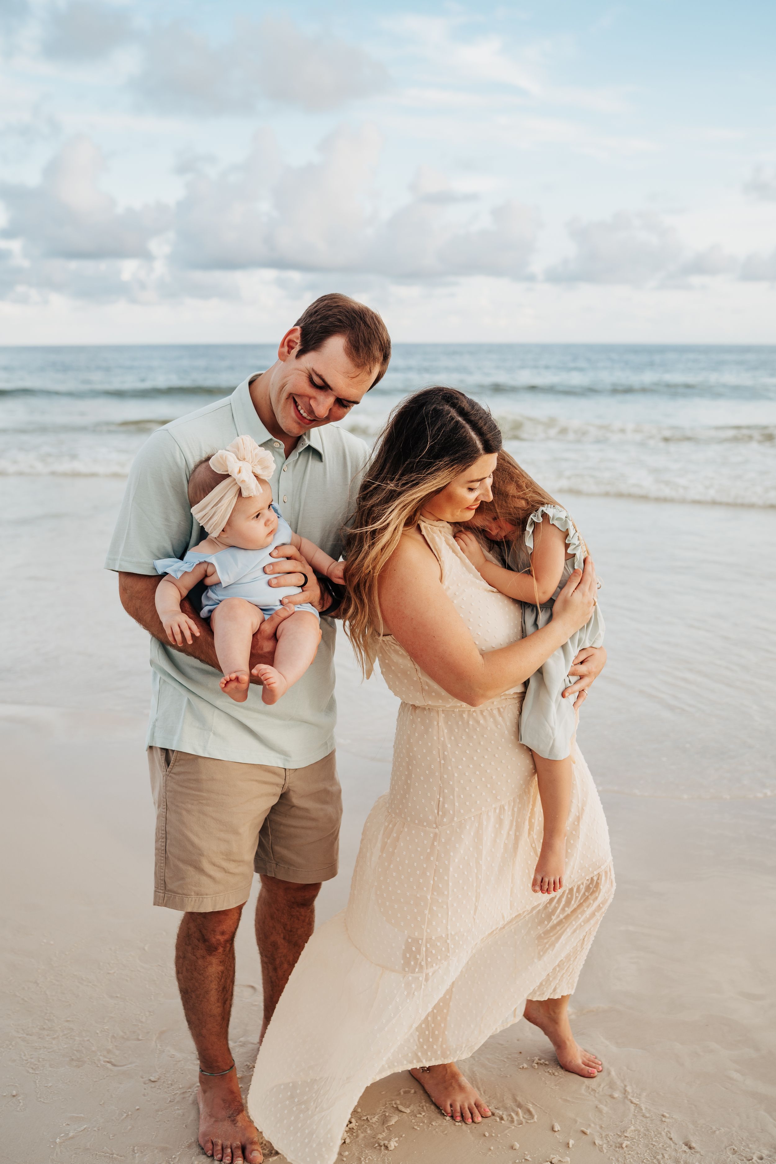 Extended Multi-Generational Family Beach Photo Session Rosemary Beach Florida