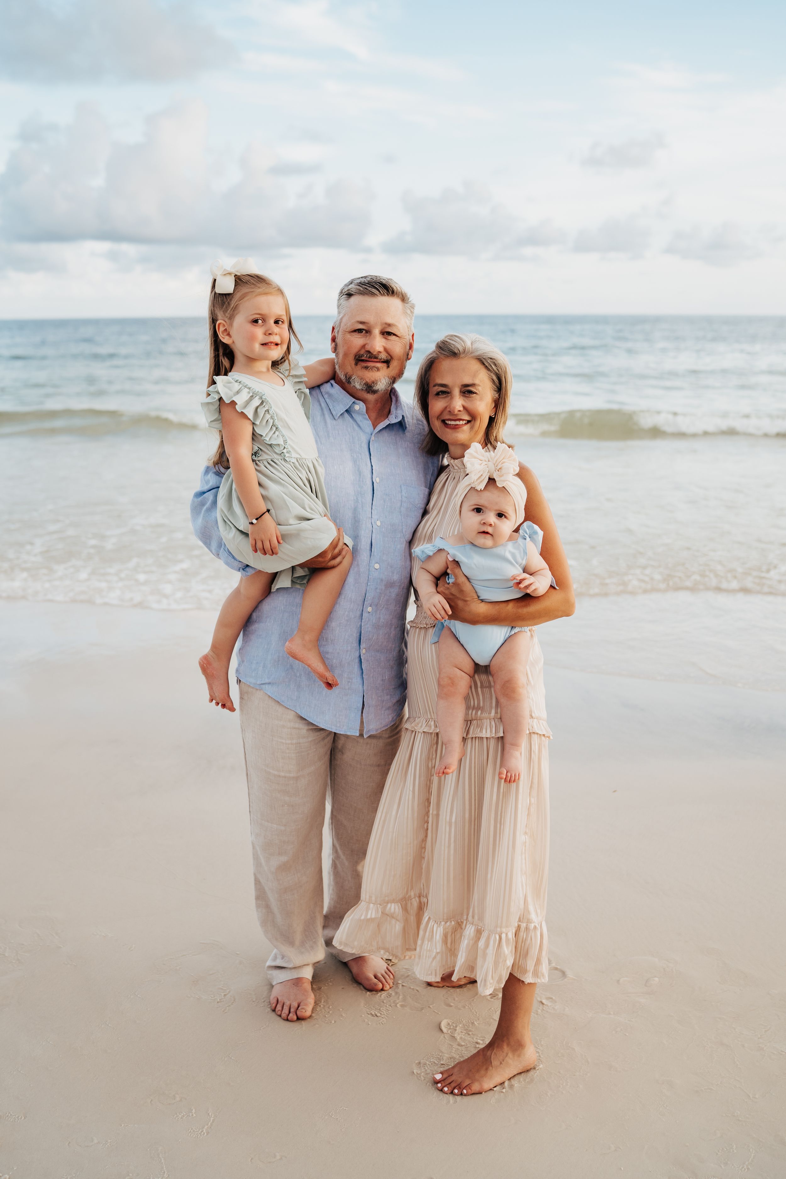 Extended Multi-Generational Family Beach Photo Session Rosemary Beach Florida