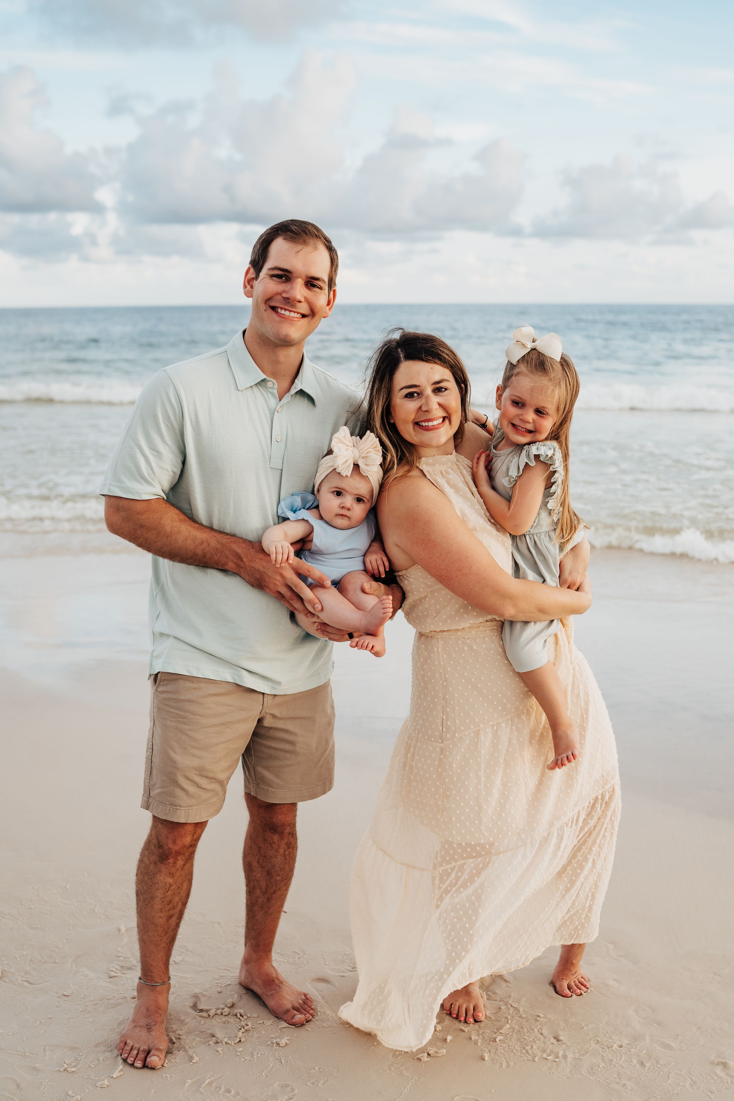 Extended Multi-Generational Family Beach Photo Session Rosemary Beach Florida