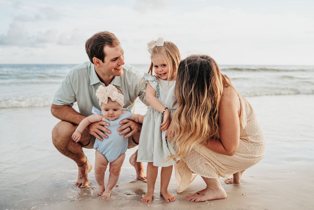 Extended Multi-Generational Family Beach Photo Session Rosemary Beach Florida