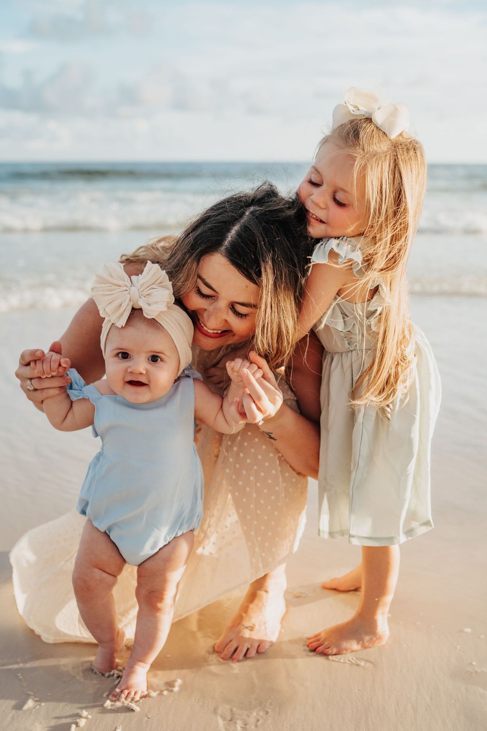 Extended Multi-Generational Family Beach Photo Session Rosemary Beach Florida