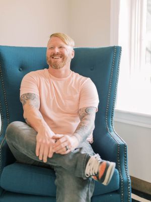 branding photo of a man smiling