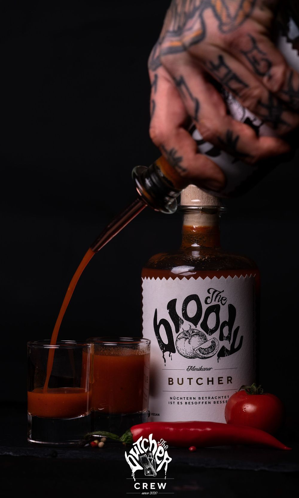 Bloody Butcher Product Shooting