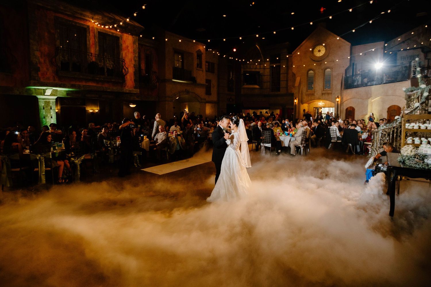 First Dance with Cloud Effect - Wichita Wedding Photographer