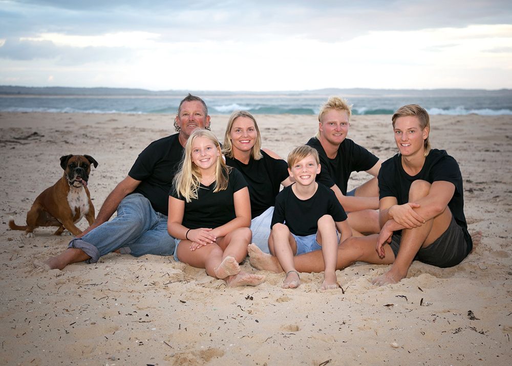 Family Photos Swansea Beach NSW