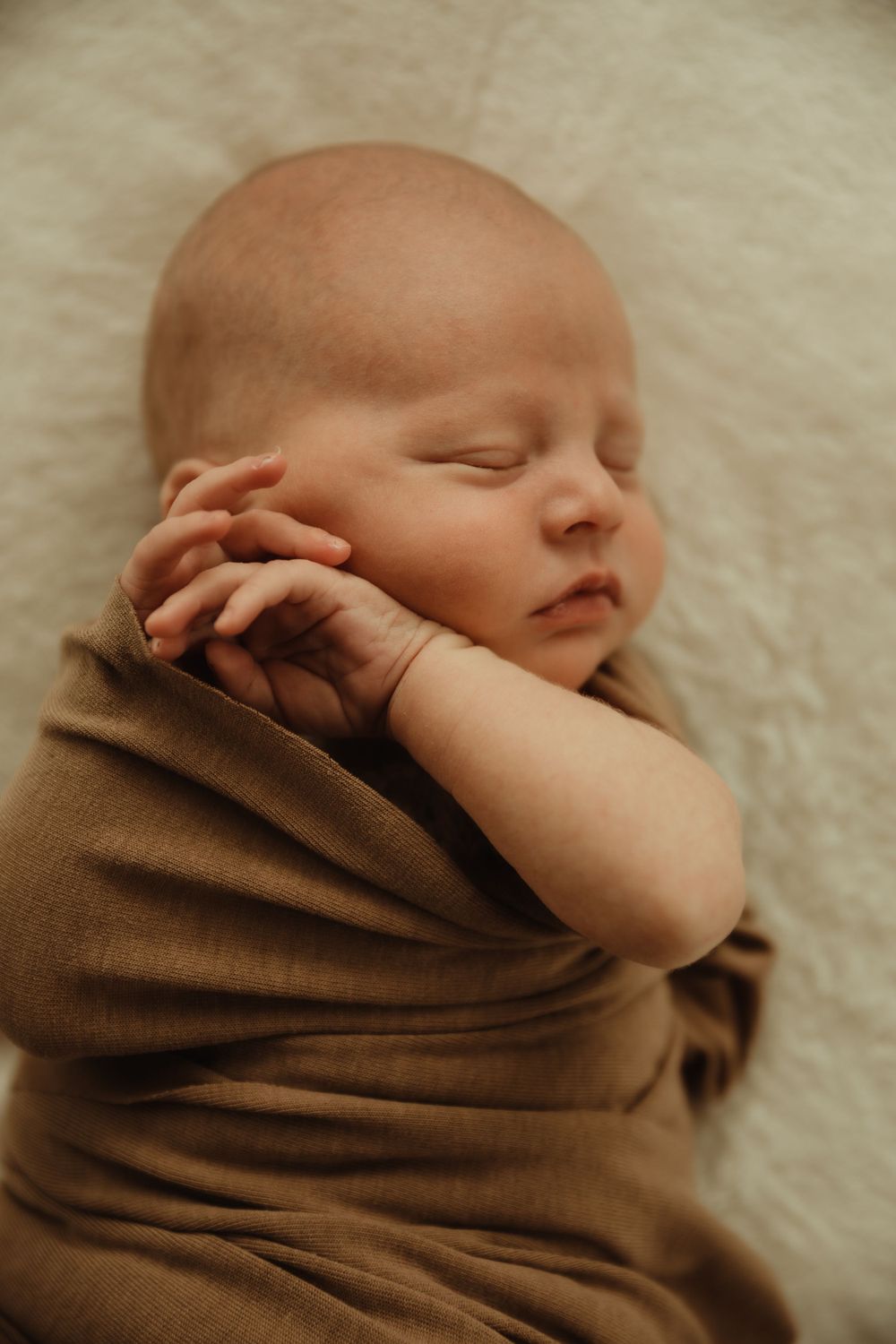 Newborn baby portrait