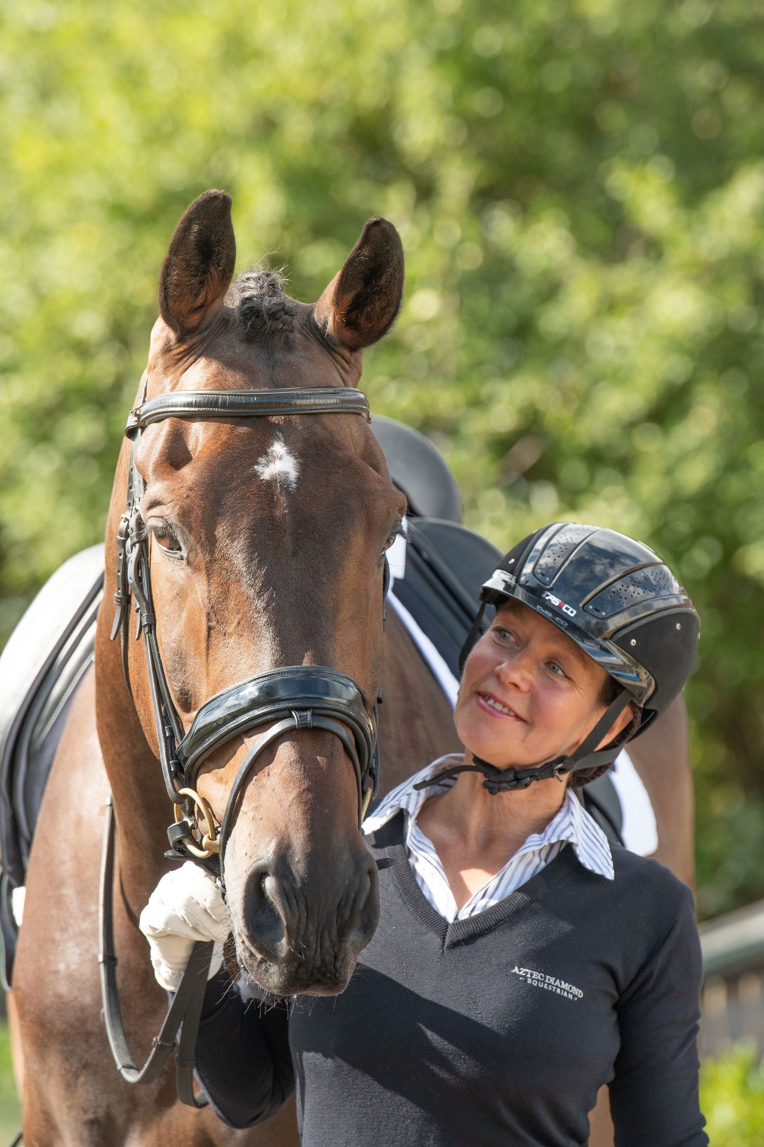 Beautiful bond between horse and rider.