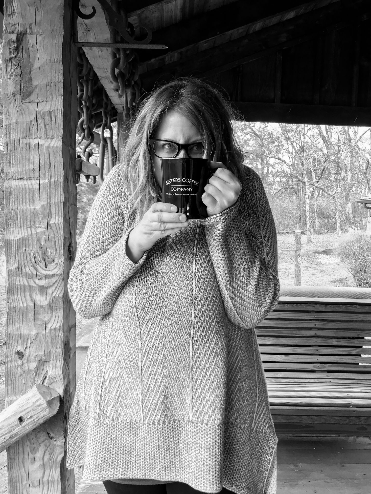 BTS at the Cash Cabin, Sisters Coffee