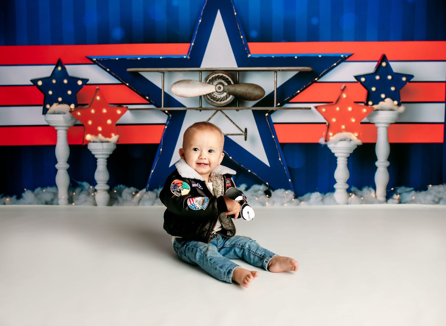Chillicothe Ohio studio cake smash session