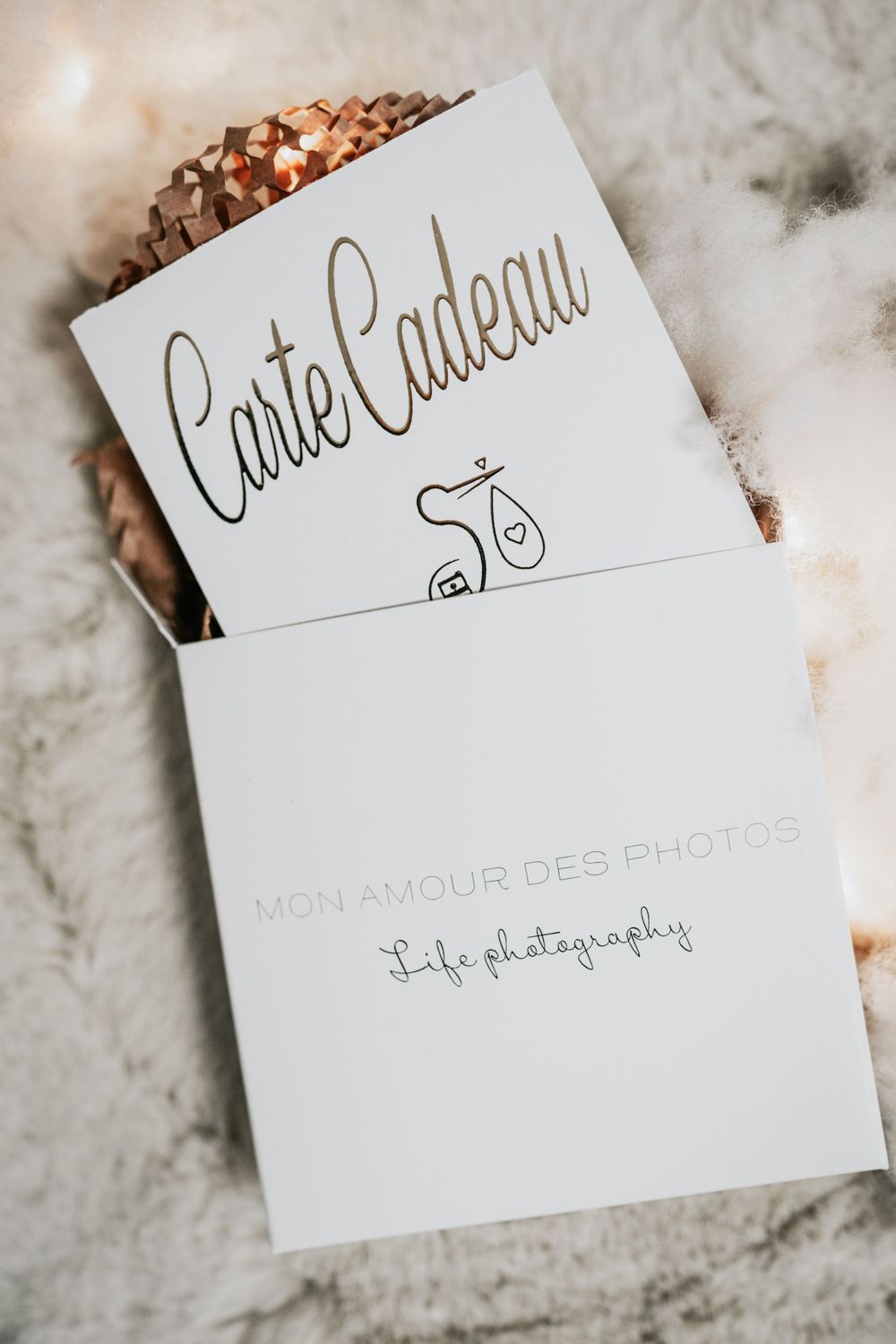 cartes cadeau de Mon Amour des Photos.