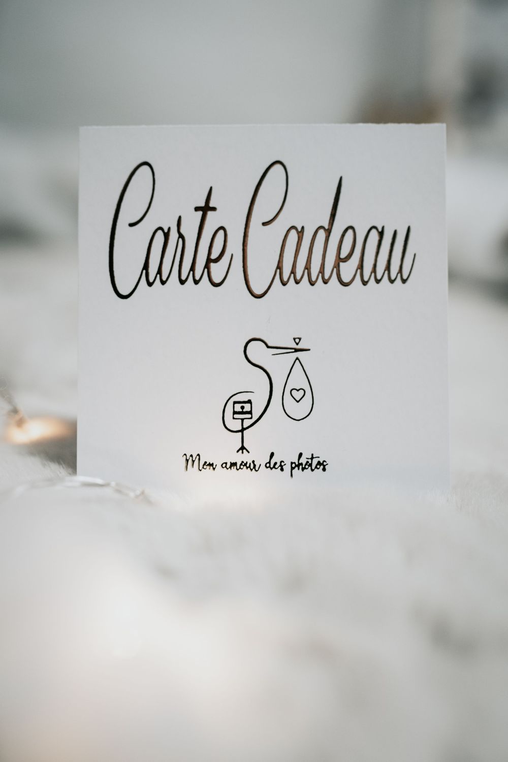 carte cadeau de Mon Amour des Photos.
