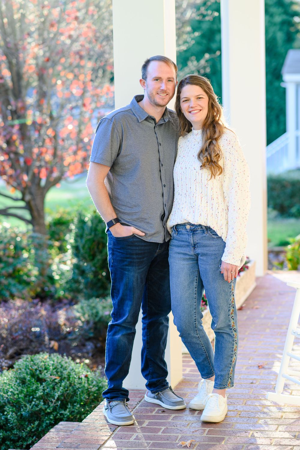 front porch couple