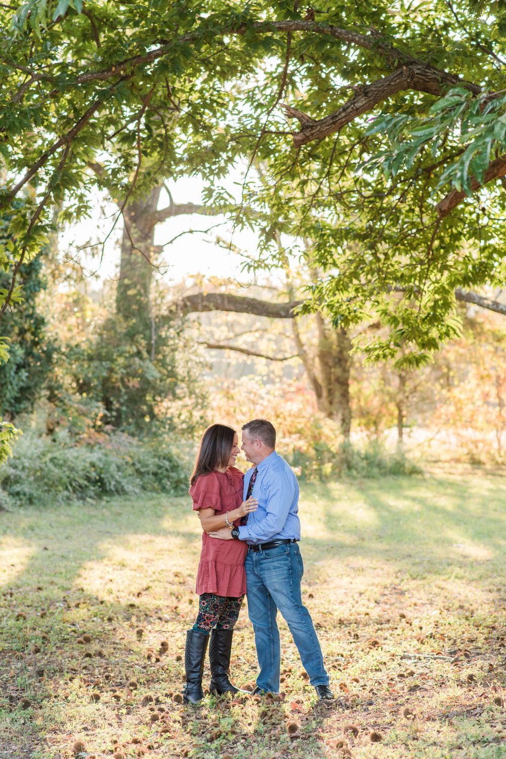 rural plains family couple posing