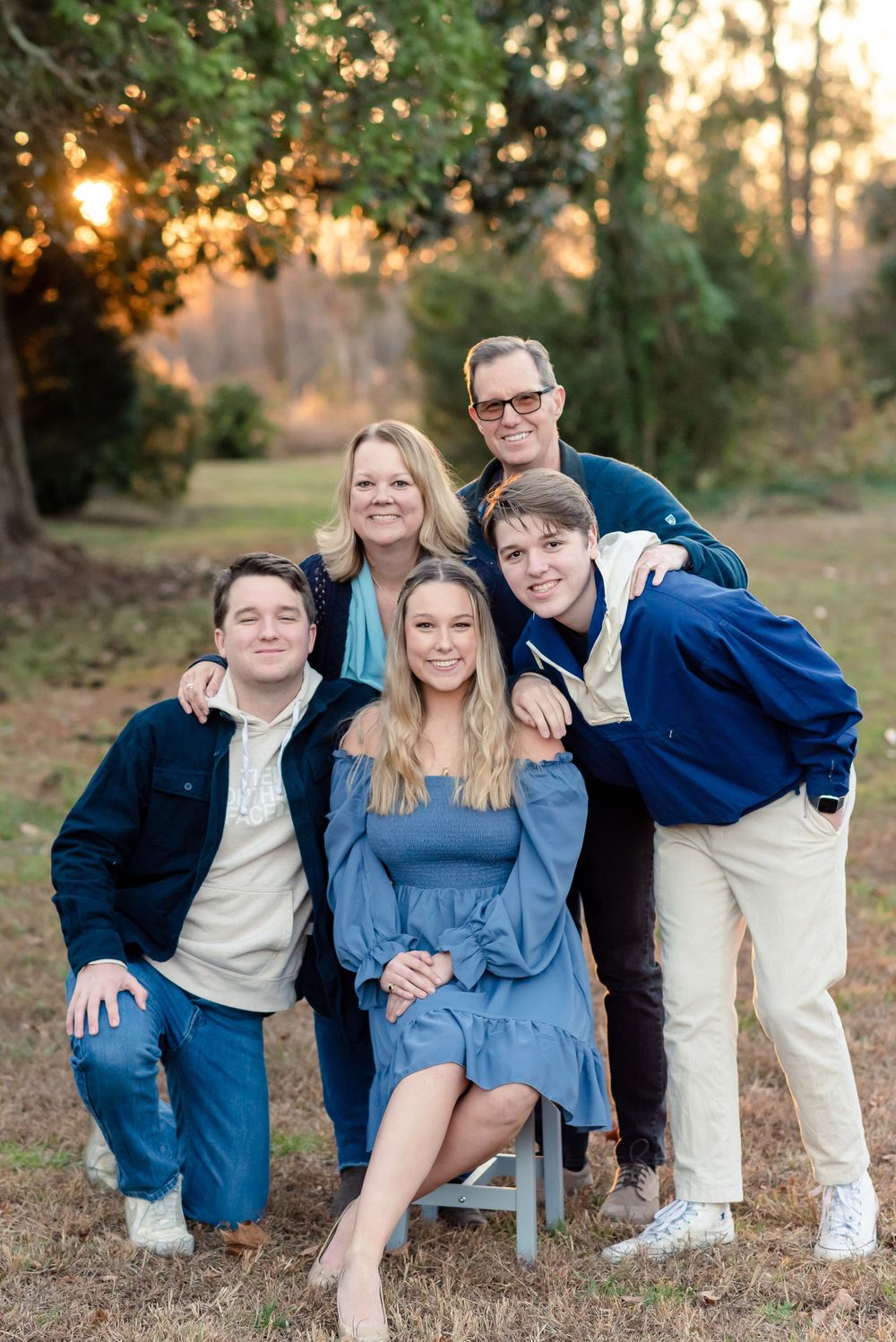 Rural plains family teenagers