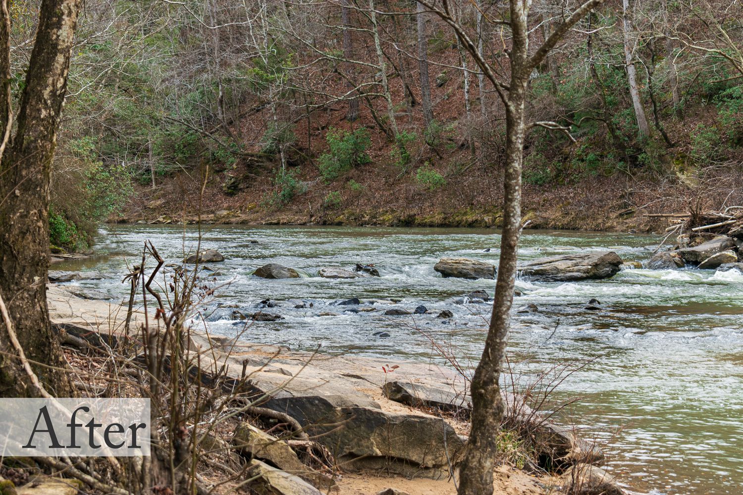 Creek element removal