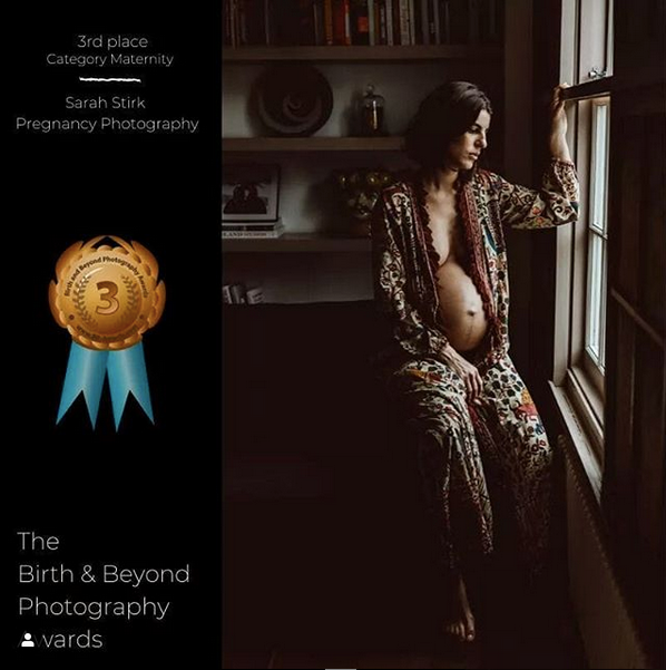 fine art ward winning maternity photography sarah stirk london award by birth & beyond photography awards
