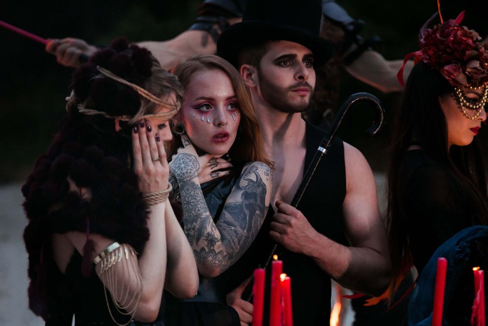 Tournage clip burlesque
