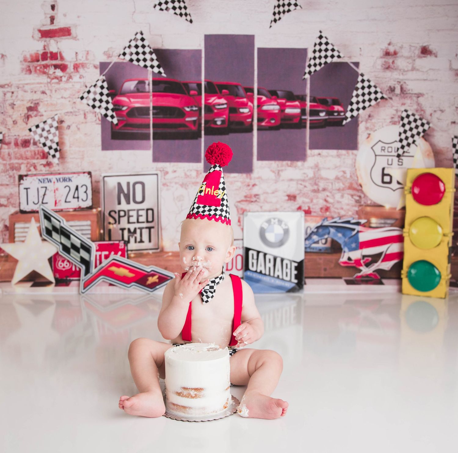 boy cake smash session