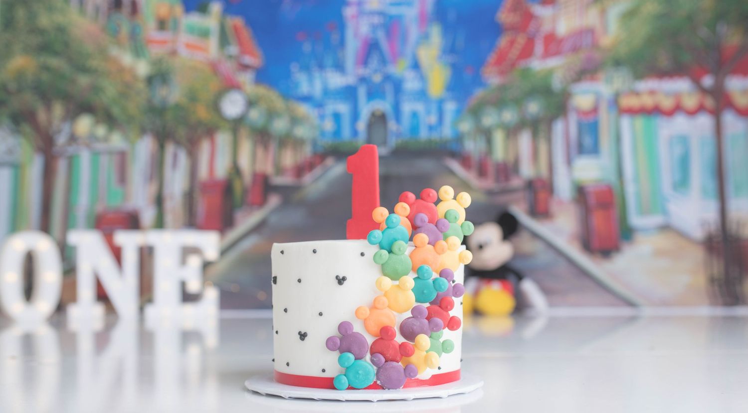 disney cake smash