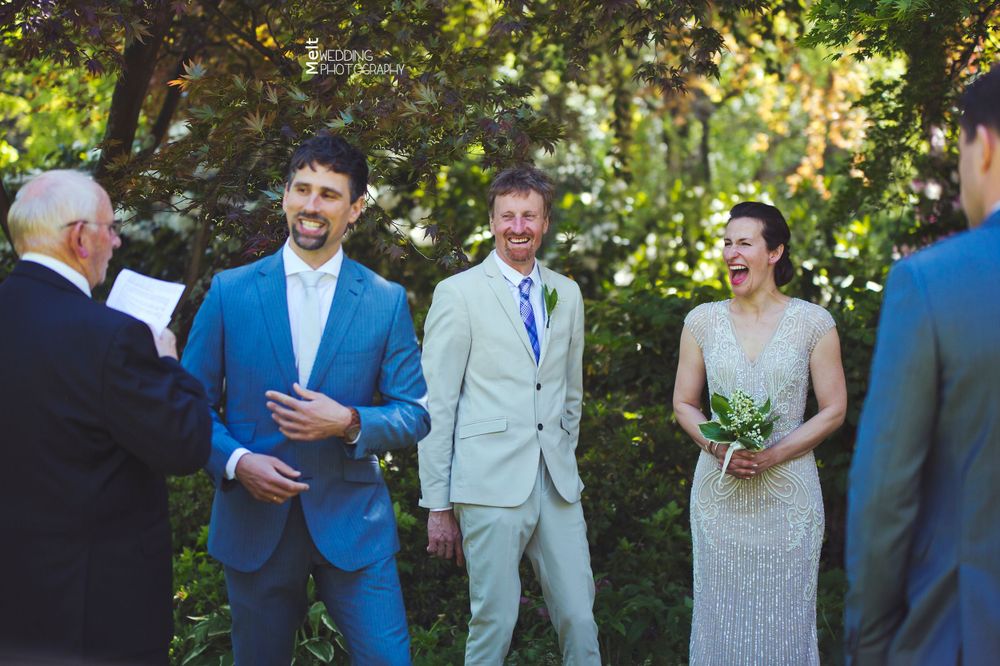 Never a dull moment at the wedding ceremony