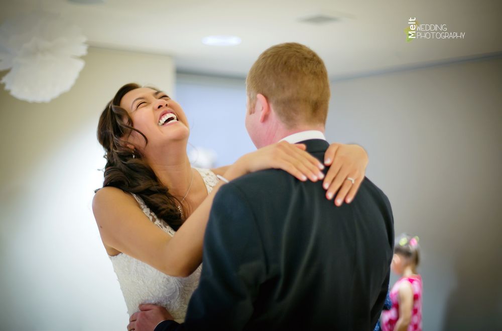 Grace & Phil having fun on the dancefloor
