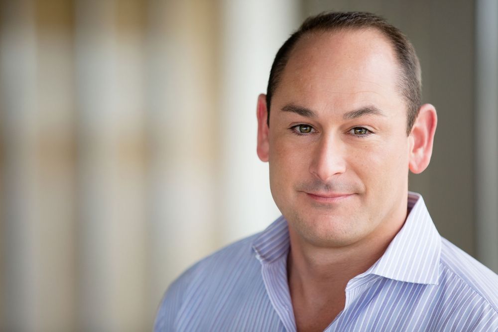 horizontal clean headshot of professional male