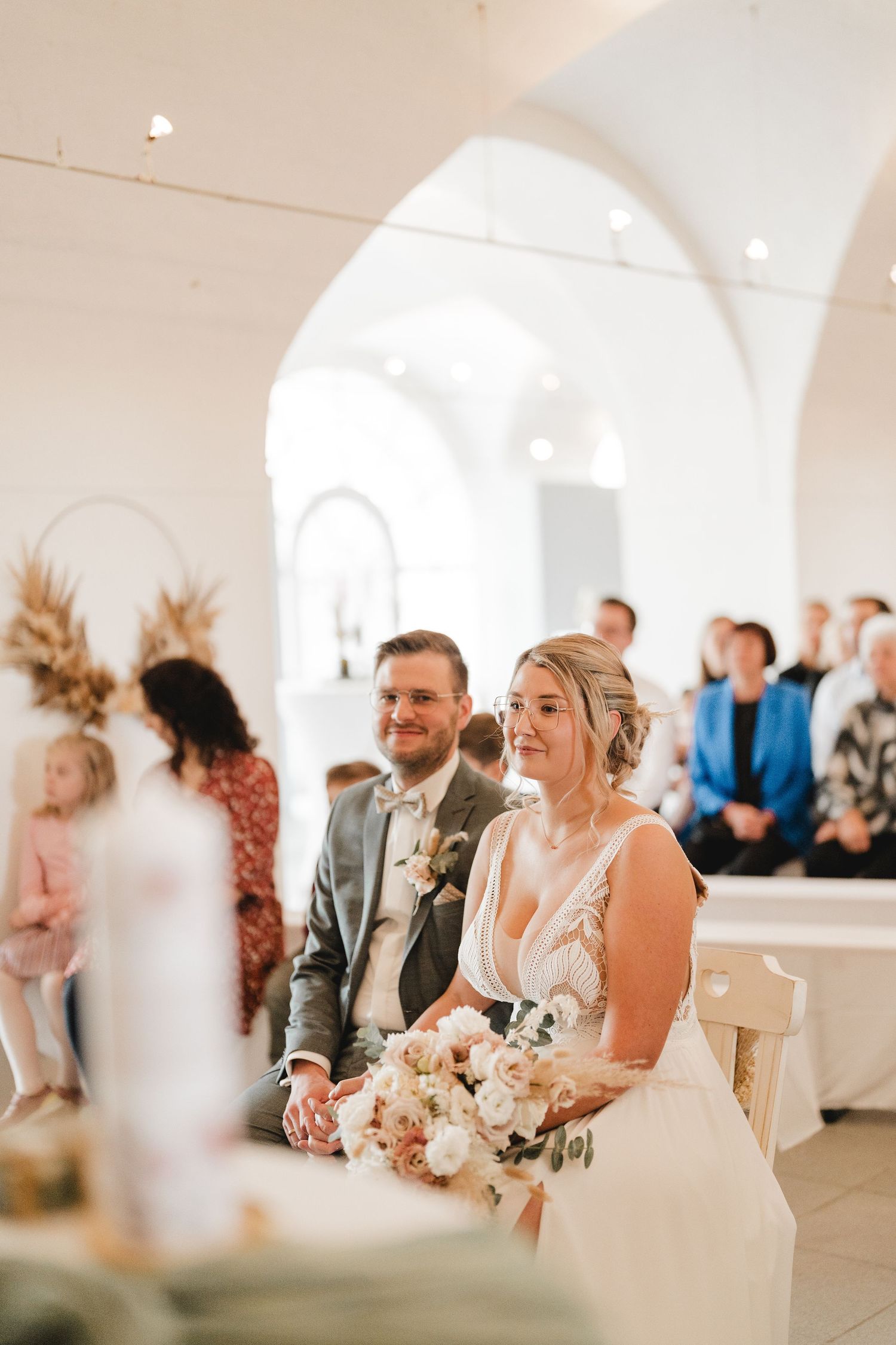 Fruchtkasten, Kloster, Ochsenhausen, Hochzeitsfotografin, Ramona Maier, Krummbach, Trockenblumen, Freie Trauung
