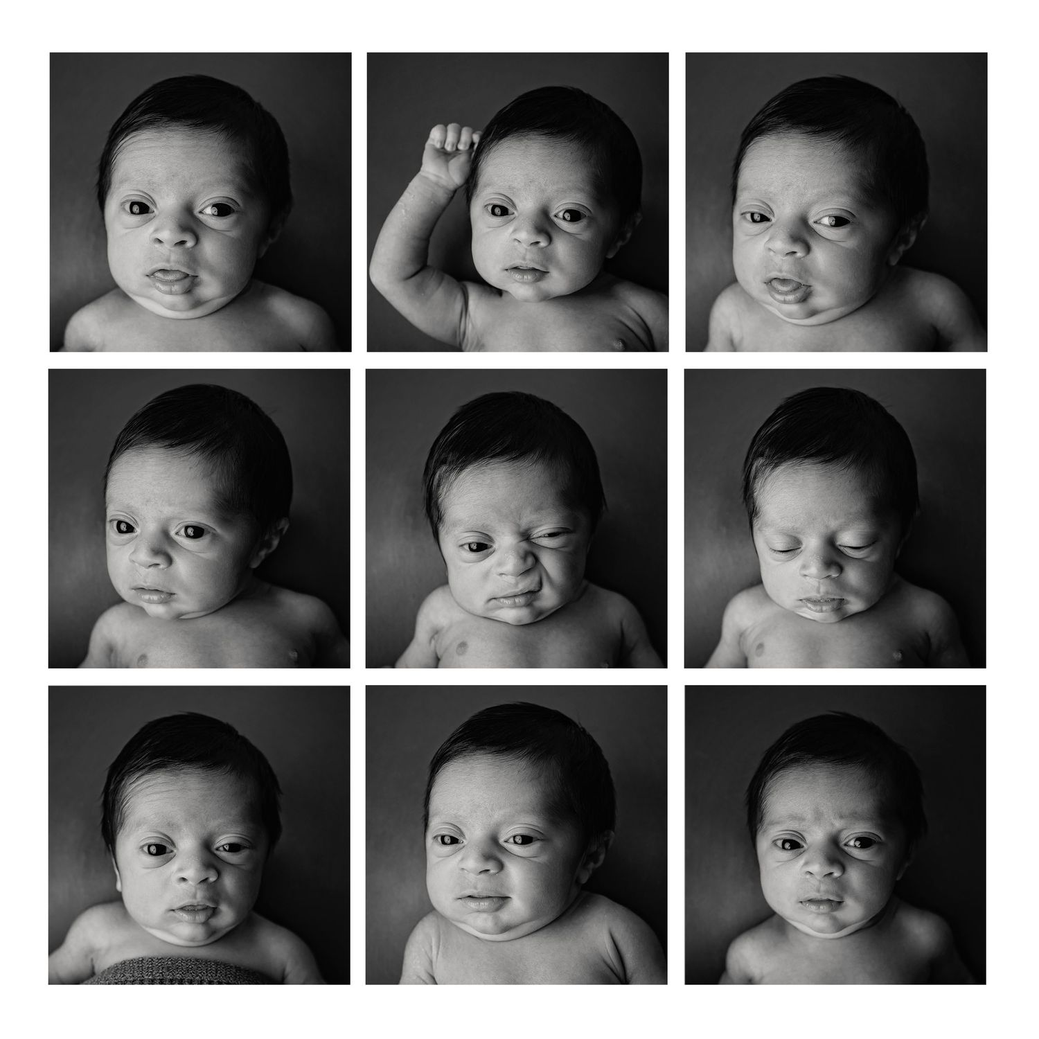 baby mug shots, moreno valley newborn photographer, funny/cute baby pictures