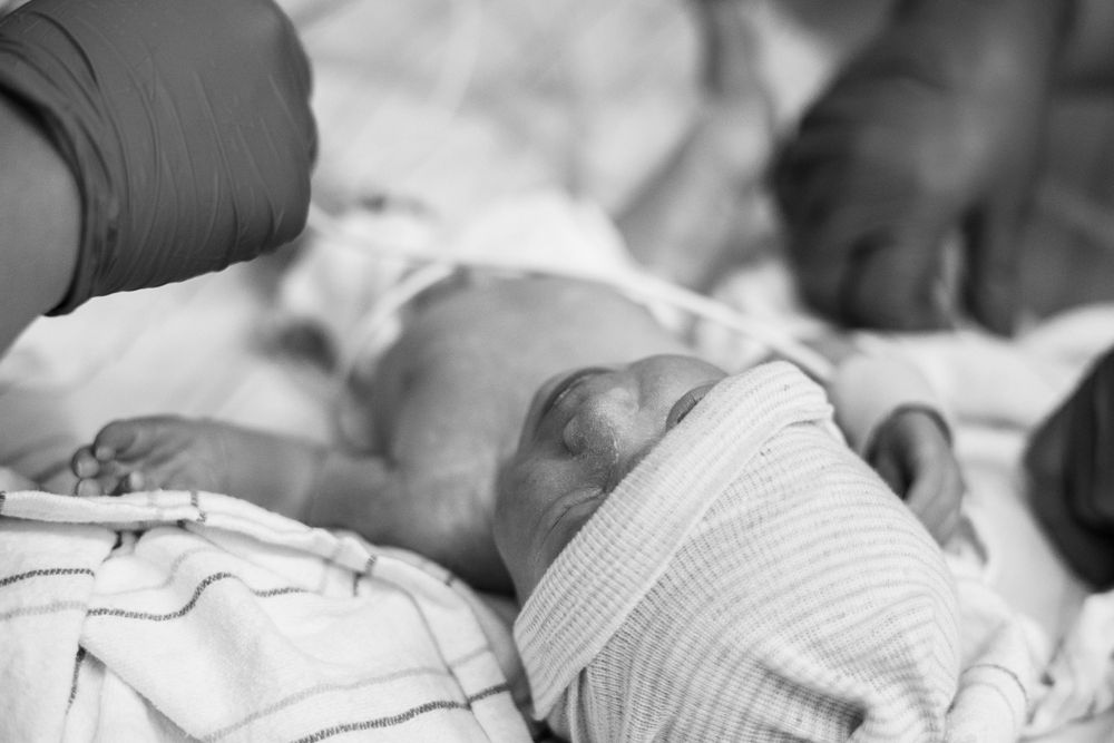 A newborn baby