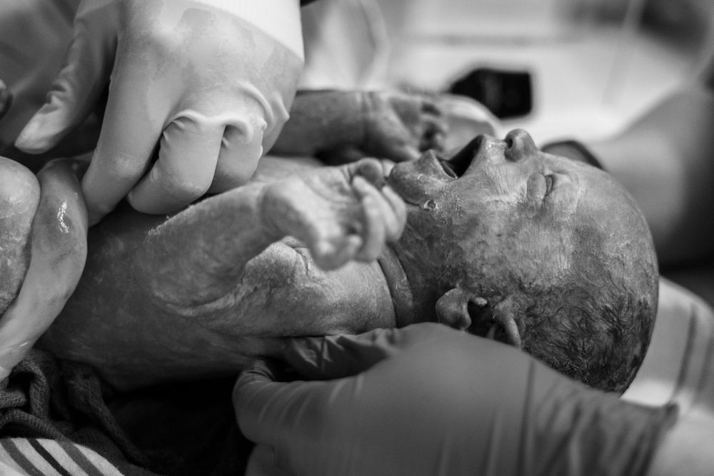A newborn baby