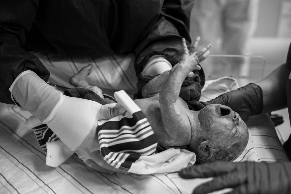 A newborn baby