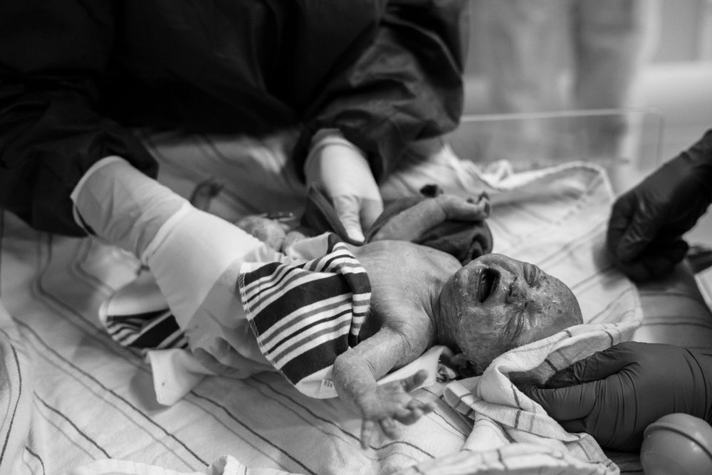 A newborn baby