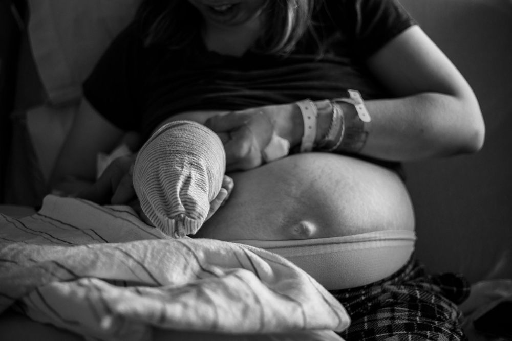 A newborn baby