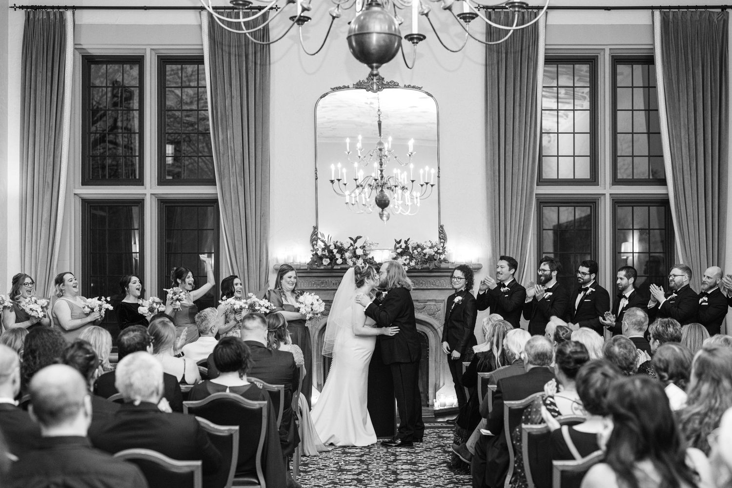 Michigan Shores Club Winter Wedding in Wilmette | Candace Sims Chicago Luxury Editorial & Fine Art Wedding Photographer