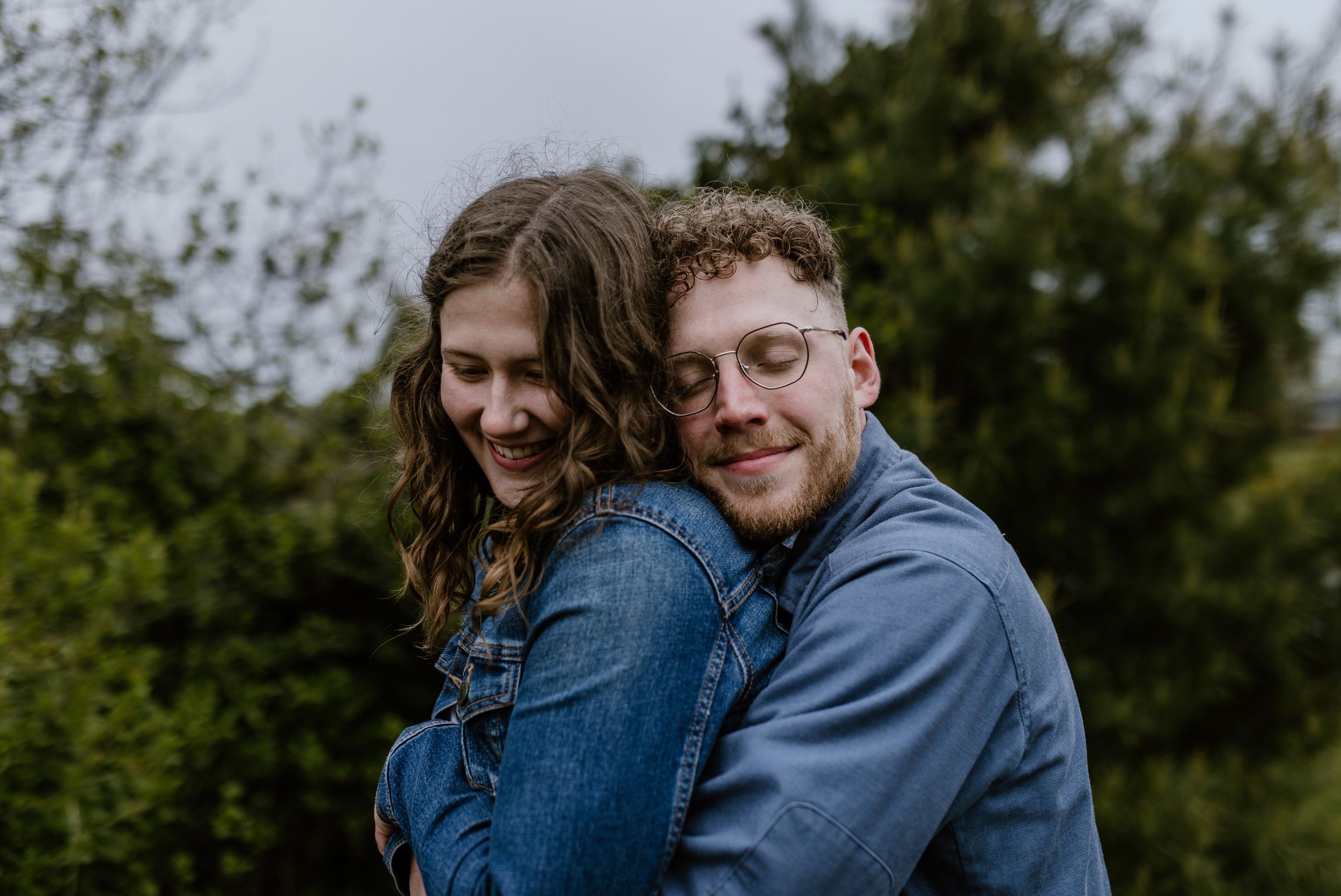 Engagement session at Wrights Creek South Nature Trail in Charlottetown, PEI