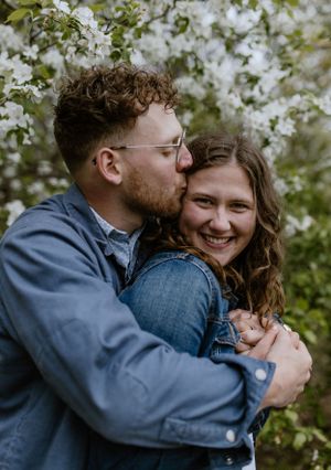 Engagement session at Wrights Creek South Nature Trail in Charlottetown, PEI