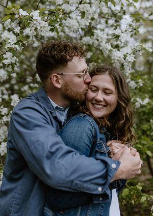 Engagement session at Wrights Creek South Nature Trail in Charlottetown, PEI