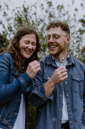Engagement session at Wrights Creek South Nature Trail in Charlottetown, PEI