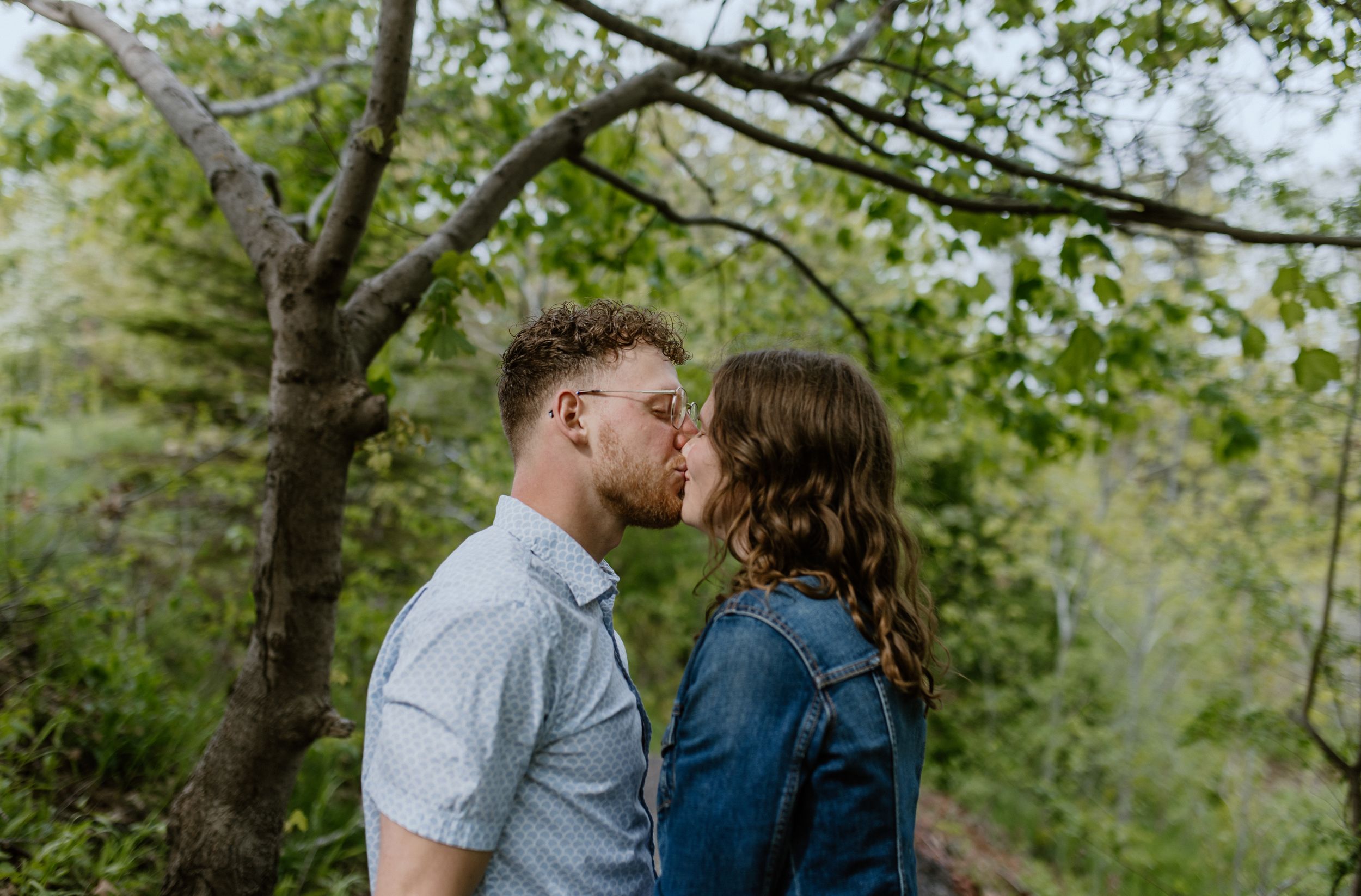 Engagement session at Wrights Creek South Nature Trail in Charlottetown, PEI