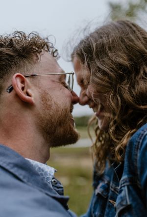 Engagement session at Wrights Creek South Nature Trail in Charlottetown, PEI