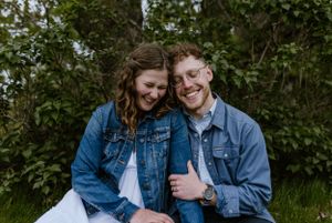 Engagement session at Wrights Creek South Nature Trail in Charlottetown, PEI